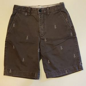 Boys CrewCut Embroidered Chino Shorts